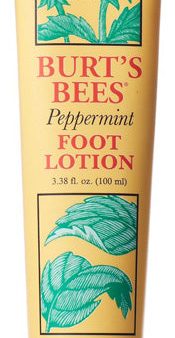 BURT S BEES - Foot Lotion Peppermint - 3.38 fl. oz. (100 ml) Cheap