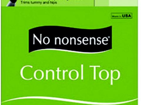 NO NONSENSE - Control Top Reinforced Toe Pantyhose Size Q Nude - 1 Pair For Cheap