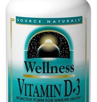 SOURCE NATURALS - Wellness Vitamin D-3 (2000 IU) - 200 Softgels Supply