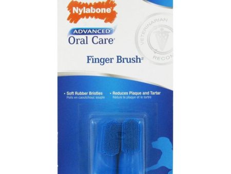 ADVANCED ORAL CARE - Finger Brush for Dogs - 2 Pack Online Sale