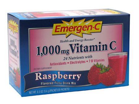 EMERGEN-C - Vitamin C Raspberry - 30 x 0.3 oz. Packets Online