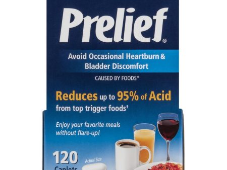 PRELIEF - Acid Reducer Dietary Supplement - 120 Caplets Fashion