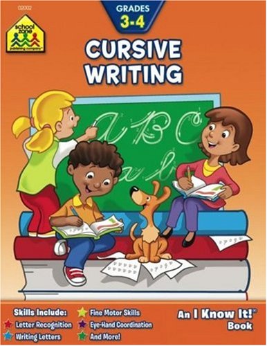 SCHOOL ZONE - Cursive Writing Grades 3-4 - 32 Pages Online