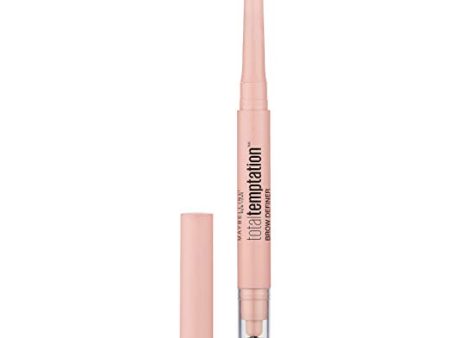 MAYBELLINE - Total Temptation Eyebrow Definer Pencil Medium Brown - 0.005 oz (0.14 g) For Discount