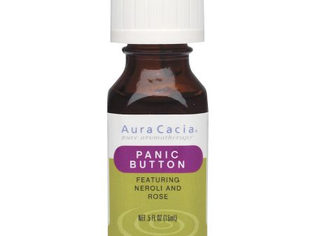 AURA CACIA - Essential Solutions Oil Panic Button - 0.5 fl. oz. (15 ml) on Sale