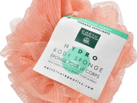 EARTH THERAPEUTICS - Hydro Body Sponge Peach - 1 Sponge Hot on Sale