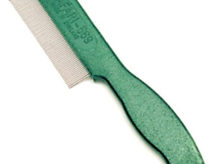 SAFARI - Cat Flea Comb Extended Handle Green - 1 Comb Online Hot Sale