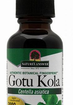 NATURE S ANSWER - Gotu-Kola Herb Alcohol Free Extract - 1 fl. oz. (30 ml) Sale