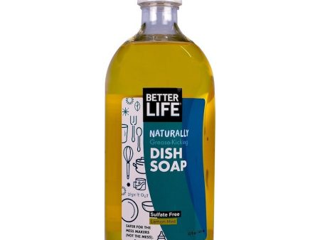 BETTER LIFE - Dish It Out Natural Dish Soap Lemon Mint - 22 fl. oz. (651 ml) Online