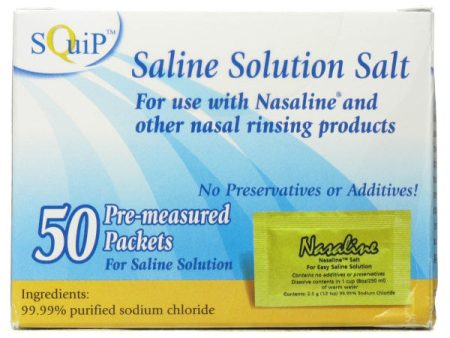 SQUIP - Nasaline Saline Solution Salt - 50 Packets Online