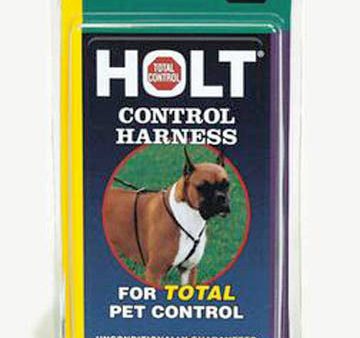 COASTAL - Nylon Holt Control Harness Black for Medium Dogs - 20  For Sale