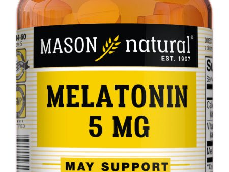 MASON - Extra Strength Melatonin 5 Mg with Vitamin B-6 - 60 Tablets Hot on Sale