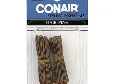 CONAIR - Styling Essentials Hair Pins Brown - 100 Pins Online Hot Sale