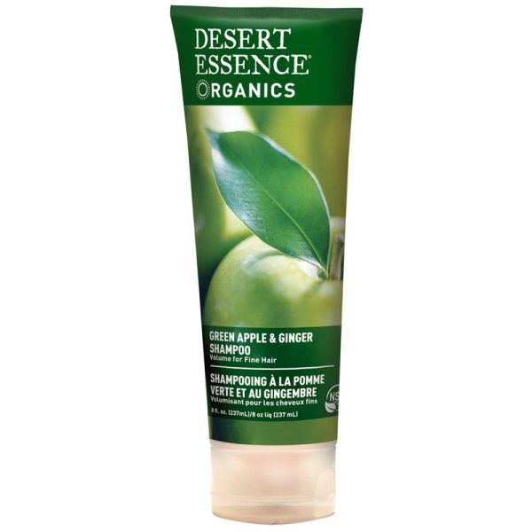 DESERT ESSENCE - Green Apple Ginger Thickening Shampoo - 8 fl. oz. (237 ml) Supply