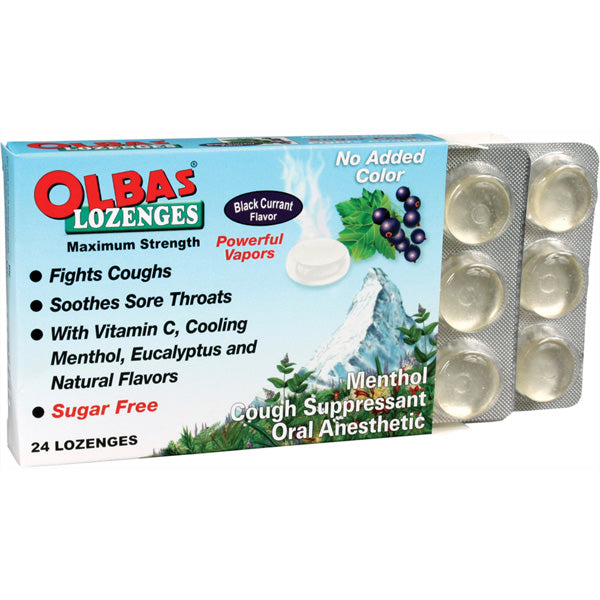 OLBAS - Lozenges Maximum Strength Black Currant Flavor - 12 x 24 Lozenges Cheap