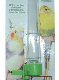 JW PET - Insight Clean Water Silo Bird Waterer Tall - 9.5  Length For Sale