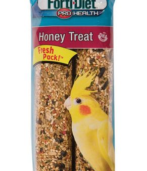 FORTI-DIET - Pro Health Honey Treat Stick Cockatiel - 8 oz. (226 g) Online now