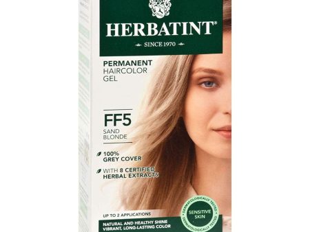 HERBATINT - Permanent Herbal Haircolour Gel FF5 Sand Blonde - 135 ml Online Hot Sale