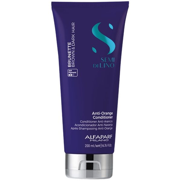 Alfaparf Milano Semi Di Lino Brunette Anti-Orange Conditioner 200ml For Cheap