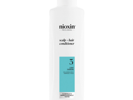 Nioxin System 3 Scalp Therapy Conditioner for Coloured Hair with Light Thinning 300ml Discount