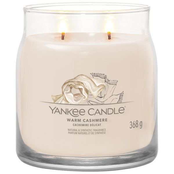 Yankee Candle Warm Cashmere Medium Signature Jar Candle For Cheap