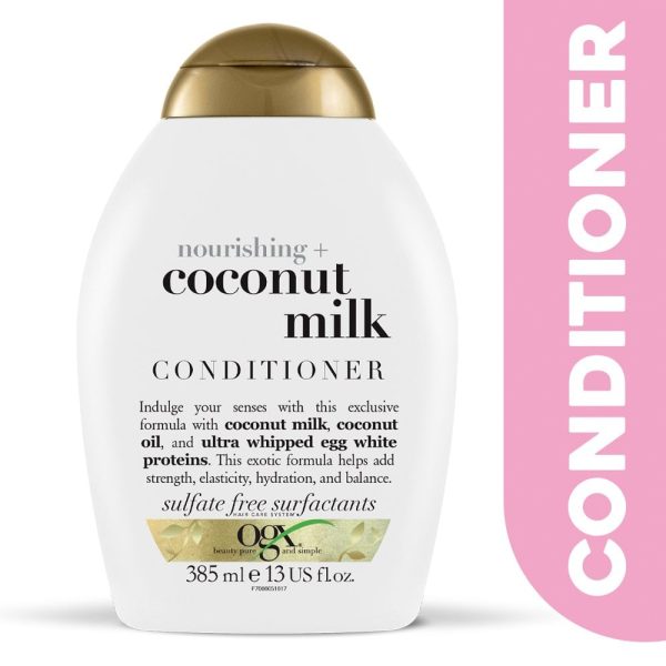 OGX Nourishing+ Coconut Milk Conditioner 385ml Online now