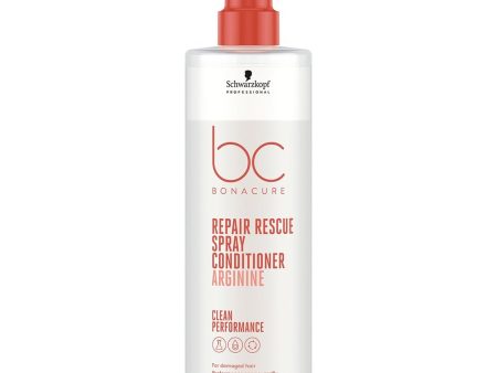 Schwarzkopf Professional BC Bonacure Clean Peptide Repair Rescue Spray Conditioner 400ml on Sale