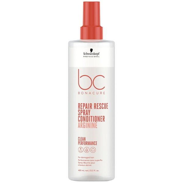 Schwarzkopf Professional BC Bonacure Clean Peptide Repair Rescue Spray Conditioner 400ml on Sale