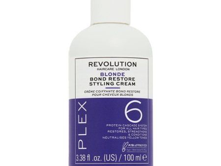 Revolution Haircare Plex 6 Blond Bond Restore Styling Cream 100ml Supply