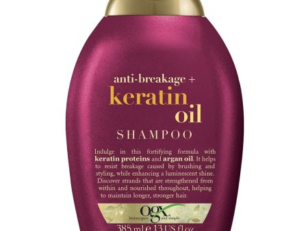 OGX Strength & Length Keratin Oil Shampoo 385ml Discount