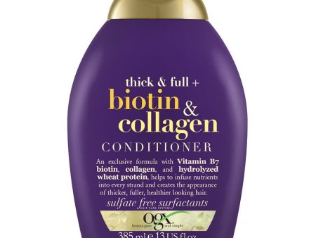 OGX Thick & Full+ Biotin & Collagen Volume Conditioner 385ml Online Sale