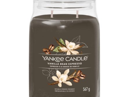 Yankee Candle Vanilla Bean Espresso Large Signature Jar Candle Online Sale