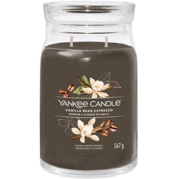 Yankee Candle Vanilla Bean Espresso Large Signature Jar Candle Online Sale