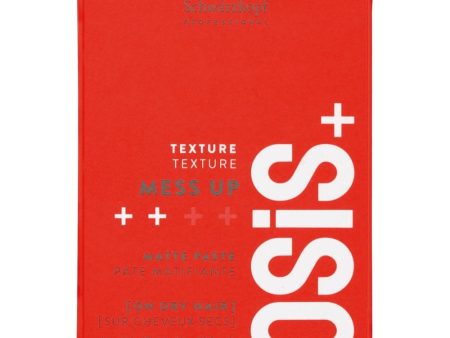 Schwarzkopf Professional OSiS+ Mess Up Matte Paste 100ml on Sale