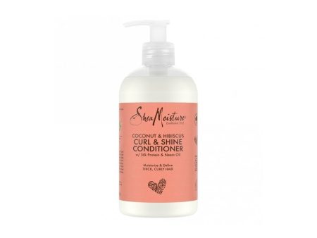 Shea Moisture Coconut & Hibiscus Curl & Shine Conditioner 384ml Online now