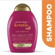 OGX Strength & Length Keratin Oil Shampoo 385ml Discount