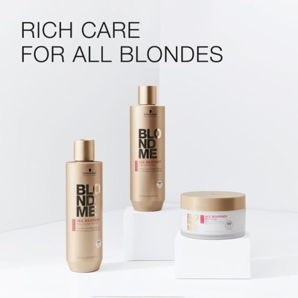 Schwarzkopf Professional BlondMe All Blondes Rich Shampoo 1000ml For Discount