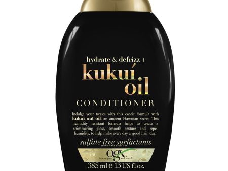 OGX Hydrate & Defrizz+ Kukui Oil Conditioner 385ml Fashion