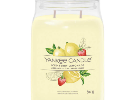 Yankee Candle Iced Berry Lemonade Large Signature Jar Candle Online