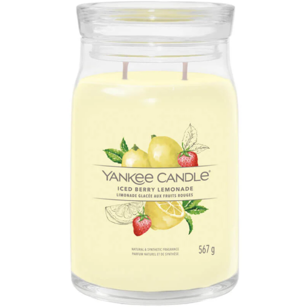 Yankee Candle Iced Berry Lemonade Large Signature Jar Candle Online