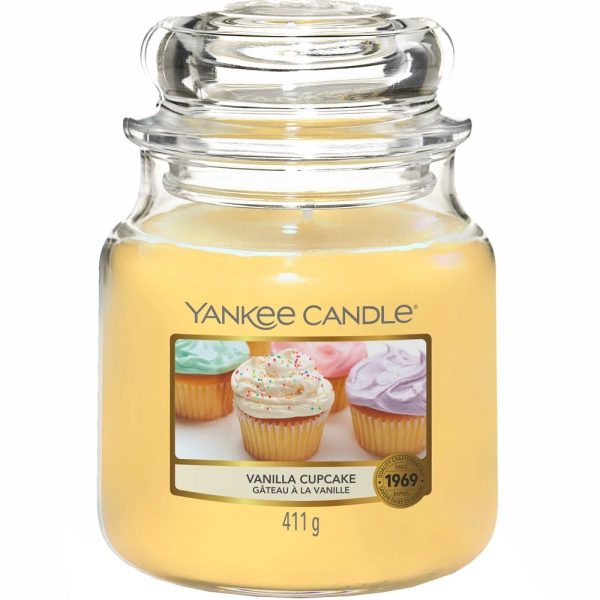 Yankee Candle Vanilla Cupcake Medium Jar Candle Sale