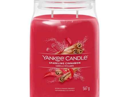 Yankee Candle Sparkling Cinnamon Large Signature Jar Candle Cheap