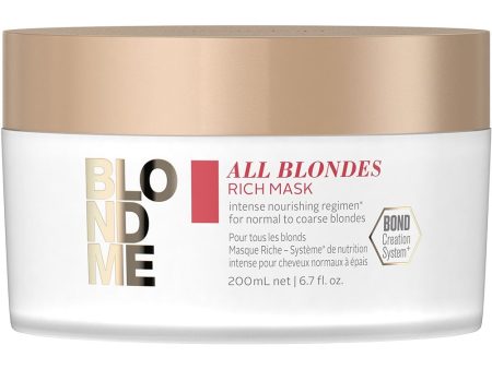 Schwarzkopf Professional BlondMe BlondMe All Blondes Rich Mask 200ml Online now