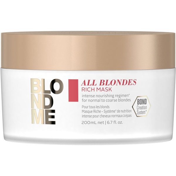 Schwarzkopf Professional BlondMe BlondMe All Blondes Rich Mask 200ml Online now