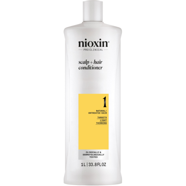 Nioxin System 1 Scalp Therapy Conditioner for Natural Hair with Light Thinning 1000ml Sale