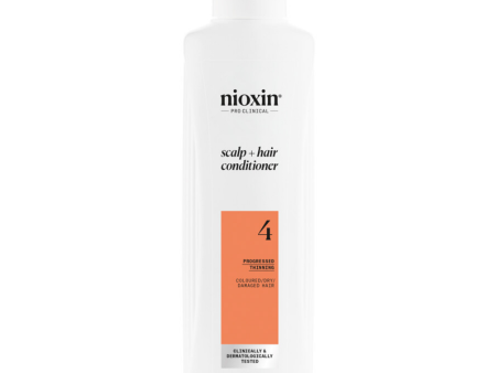 Nioxin System 4 Scalp Therapy Conditioner for Coloured Treated Hair with Progressed Thinning 300ml Online Hot Sale