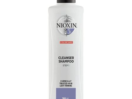 Nioxin System 5 Cleanser Shampoo for Chemically Treated Hair with Light Thinning 300ml Cheap