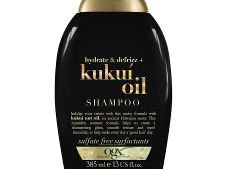 OGX Hydrate & Defrizz+ Kukui Oil Shampoo 385ml For Sale