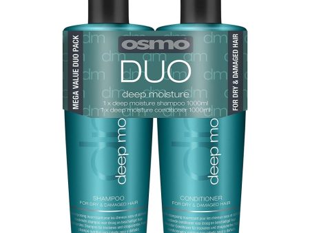 Osmo Deep Moisture Shampoo & Conditioner Twin 2 x 1000ml Online now