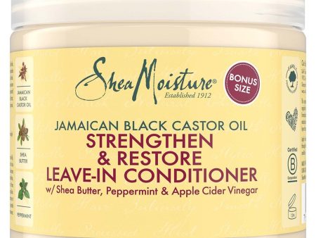 Shea Moisture Jamaican Black Castor Oil Strengthen & Restore Leave-In Conditioner 454g Online Hot Sale